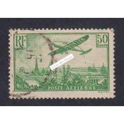 Timbre Poste Aérienne -  n°14 - 1936 - oblitéré - Cote 420 Euros - Signé