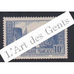 Timbre n°261c. année 1929-31 port la Rochelle neuf* Signé Cote 200 Euros lartdesgents