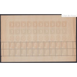 Feuille de 10 bandes F830 - Neuf**   cote 200 euros, lartdesgents