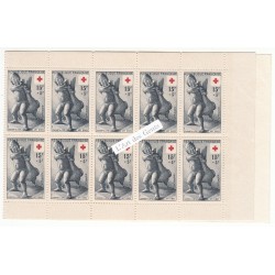 Carnet croix rouge n° 2004 année 1955 neuf** Cote 450 Euros - lartdesgents