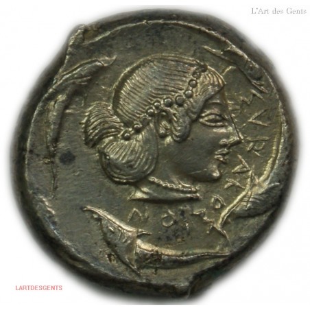 SICILE - SYRACUSE TETRADRACHME 485-479 av. J.C., lartdesgents.fr