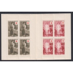 Carnet croix rouge n° 2005 année 1956 neuf** Cote 90 Euros - lartdesgents