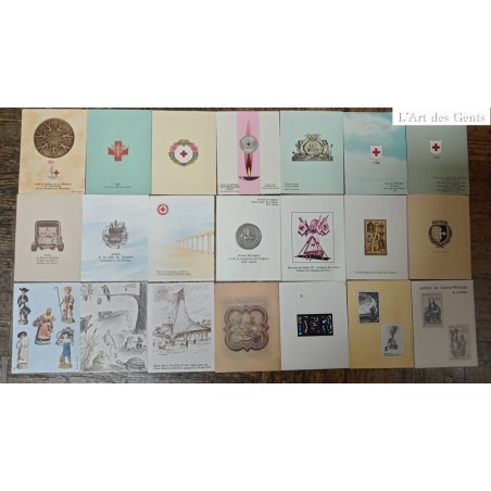 Lot De 20 Carnets De Timbres Croix-Rouge Français - Années 1964 à 1983 - Neufs Non Oblitérés
