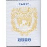 Affiche numérotée "ARMOIRIES DE PARIS" 2024 - sous blister - Neuf** lartdesgents.fr