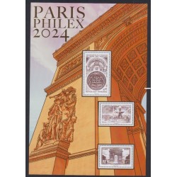 Bloc Doré Paris Philex 2024 -  Neuf** lartdesgents