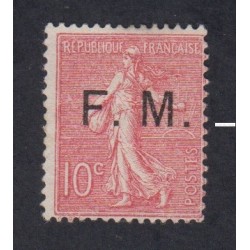 Timbre de Franchise Militaire n°4 Neuf 1906-07  Cote 45 Euros lartdesgents