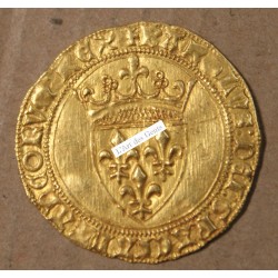 CHARLES VI Ecu d'or à la couronne Toulouse 1389 ap. JC., lartdesgents.fr