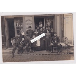 rare Carte Photo 84 AVIGNON - 1915 - Siège Social du Syndicat des Gardien de la Paix - Mle BOYER