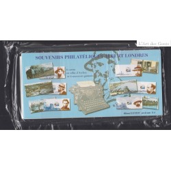 Blocs Souvenirs Personnalité  ALBERT LONDRES n°17 à n°22 Neufs** avec blister  Cote 60 Euros - lartdesgents