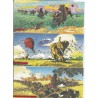 Blocs Souvenirs Philatéliques 6 Cartes Illustrées Originales Jules Verne sous Blister  lartdesgents