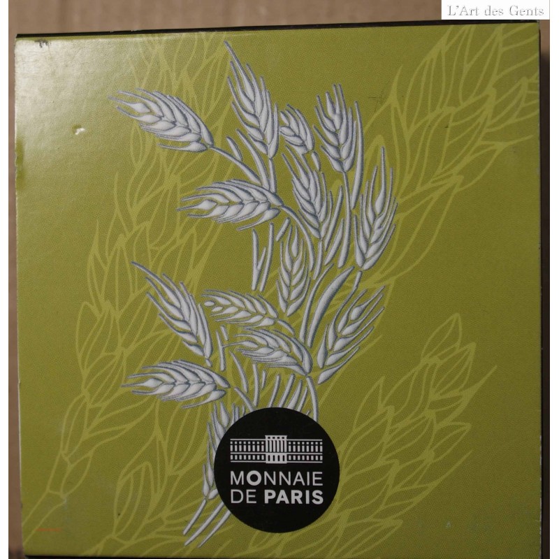 Coffret 20€ BE ARGENT 2021 " NATURE DE FRANCE BLÉ", lartdesgents.fr