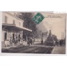 CPA 84 Cheval Blanc – La gare – Arrivée du train de Pertuis  - CP84-27