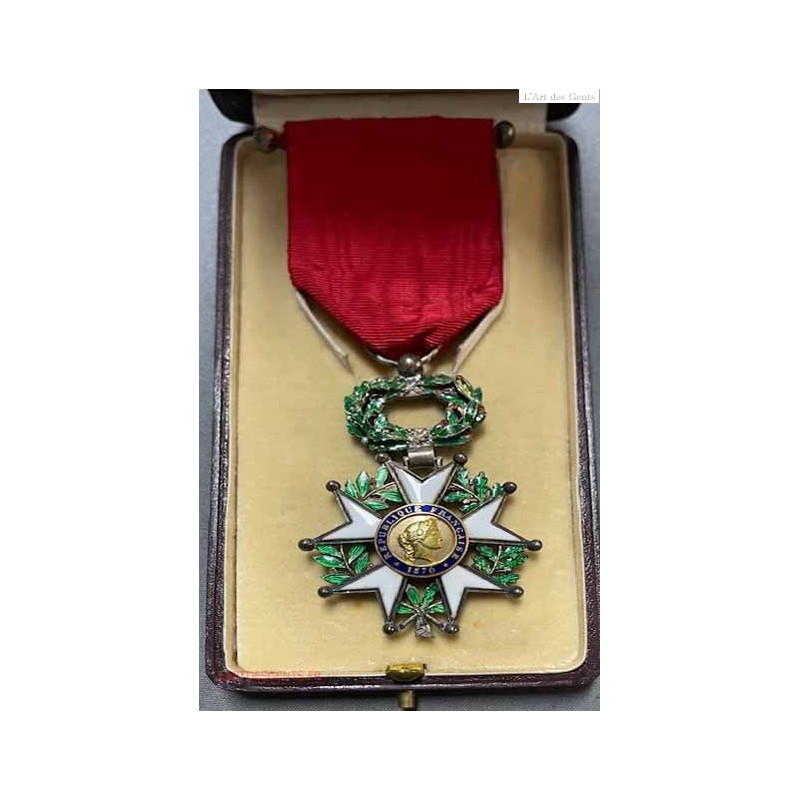 Médaille Décoration Légion d'honneur or et argent 1870 Superbe,  lartdesgents.fr