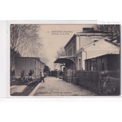 CPA 84 - MONTEUX (VAUCLUSE) Intérieur de la gare - CP84-41