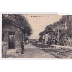 CPA 84 - MONDRAGON (VAUCLUSE) la gare - CP84-41