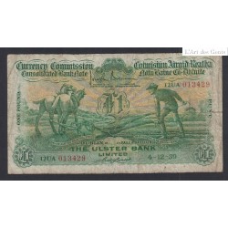 Irlande Ploughman Billet 1 Pound - n° 12UA013429 - 1939 - lartdesgents.fr