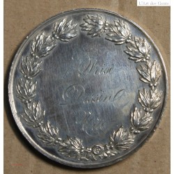 Médaille Argent "1er prix de dessin Cête" 1861 L. Pétua (9), lartdesgents.fr