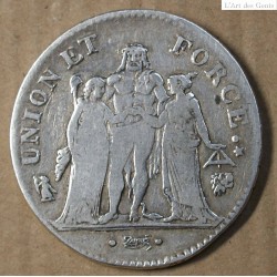 FRANCE - UNION ET FORCE 5 FRANCS AN 8/5 L BAYONNE, lartdesgents.fr