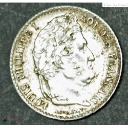 LOUIS PHILIPPE 1/4 Franc 1840 B ROUEN TTB+, lartdesgents.fr