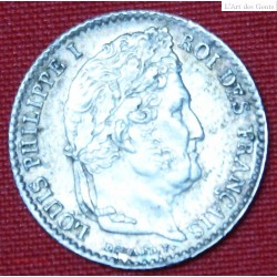 LOUIS PHILIPPE 1/4 Franc 1840 B ROUEN TTB+, lartdesgents.fr