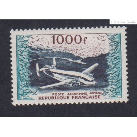 Timbre Poste Aérienne -  n°33 - 1954 - Neuf** - Cote 135 Euros lartdesgents