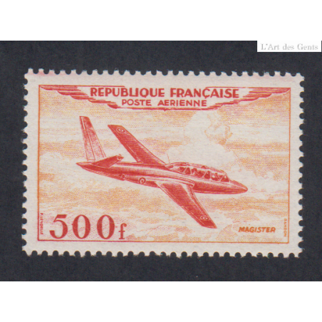 Timbre Poste Aérienne -  n°32 - 1954 - Neuf** - Cote 250 Euros -lartdesgents