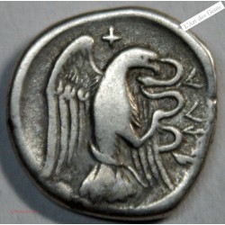 EUBÉE - CHALCIS Drachme, 340-300 av J-C. TTB , lartdesgents.fr