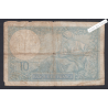 Billet France 10 Francs Minerve 28-9-1939 alphabet G.73287 001 B+ lartdesgents