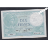 Billet France 10 Francs Minerve 9-1-1941 alphabet Y.83719 TTB+ lartdesgents