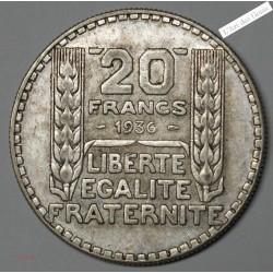 TURIN 20 Francs 1936 TTB+, lartdesgents.fr