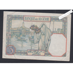 Billet ALGERIE 5 Francs TTB 6-6-1941 n°N.5220 416 lartdesgents.fr