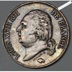 LOUIS XVIII - 5 Francs 1824 L TTB, lartdesgents.fr