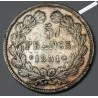 RARE 5 Francs 1831 D TRANCHE EN CREUX TB+, lartdesgents.fr