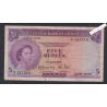 Billet ceylon 5 Rupees TB+ 3-06-1952 n°GI 427310 lartdesgents.fr