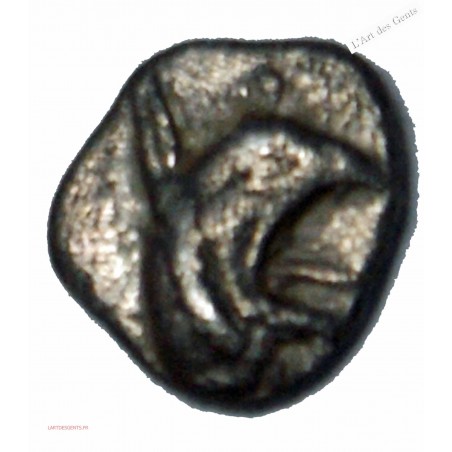 IONIE – TEOS (TYPE D’AURIOL) (1) Tétartémorion c. 520-480 av J-C. TTB, lartdesgents.fr