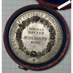 Médaille argent Hortvrvm Cvltvra 1882 (attribuée), lartdesgents.fr