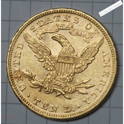 US $10 DOLLARS or 1892 AU SUPERBE, lartdesgents.fr