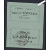 Timbre Colonie Française Congo 1891 Colis Postaux n°1A Tête Bêche, cote 1550€ lartdesgents