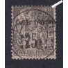 Timbre des Colonies Françaises de 1881 surchargé- Congo - n°4 - oblitéré - cote 110 Euros - l'artdesgents.fr