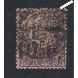 Timbre des Colonies Françaises de 1881 surcharge  - Congo - n°5 -  cote 150 Euros - l'artdesgents.fr