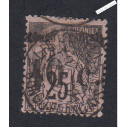 Timbre des Colonies Françaises de 1881 surchargé - Congo - n°5 -  cote 150 Euros - l'artdesgents.fr