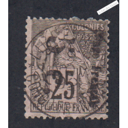 Timbre des Colonies Françaises de 1881 surcharge renversée - Congo - n°4Aa -  cote 260 Euros - l'artdesgents.fr