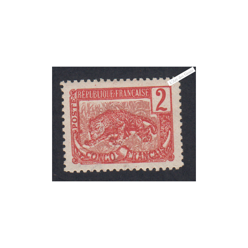 Colonies Françaises 1901-04 - Congo - n°28b - neuf -  cote 235 Euros - lartdesgents.fr