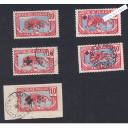 Colonies Françaises 1916 - Moyen Congo  - n°65 et n°66 - lartdesgents.fr