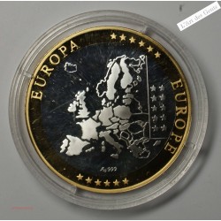 Médaille Europa "REPUBLICA ITALIANA" - Premier hommage a l'Euro argent, lartdesgents.fr