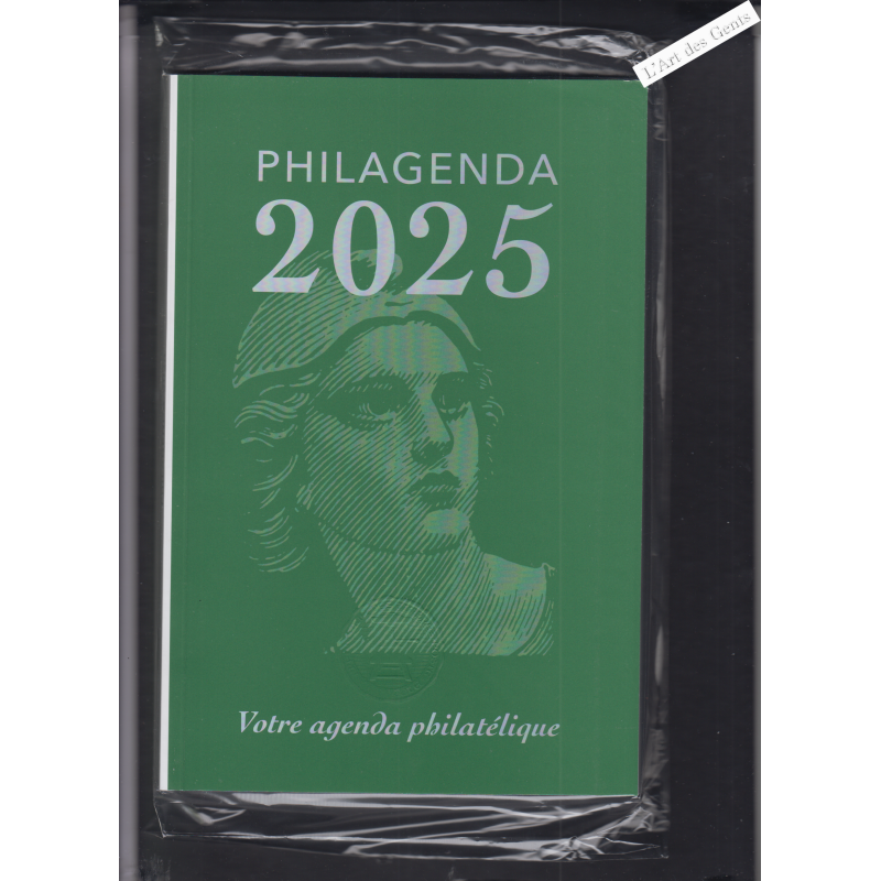 Agenda - Philagenda 2025 - avec bloc spécial numéroté de 4 timbres - lartdesgents.fr