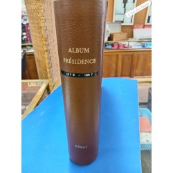 Reliure Etui Feuilles "Présidence" 1978 à 1987- 80% Timbres oblitérés,  envoi France