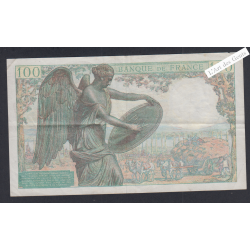 Billet France 100 Francs Descartes 15-5-1942  alphabet G.6 60343 TTB+ lartdesgents