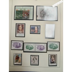 Timbres Neufs Europa 1946-2000 +10000 Euros cote - Reliure Feuilles leuchtturm -envoi France