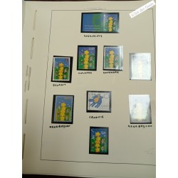 Timbres Neufs Europa 1946-2000 +10000 Euros cote - Reliure Feuilles leuchtturm -envoi France